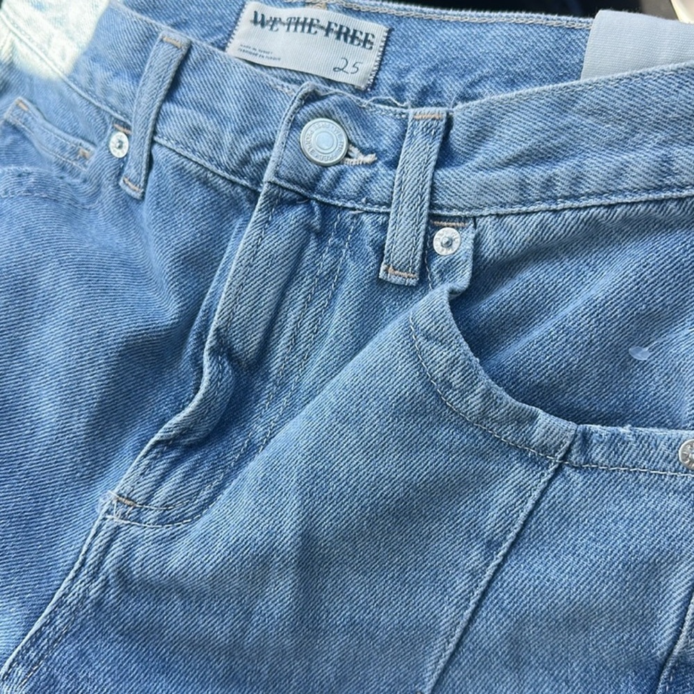 We The Free Light Blue Denim Shorts sz28 - Picture 6 of 13